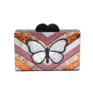 Pochette de soirée élégante en résine pour femmes, nouveautés de la mode pour les fêtes - Product Image 1