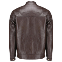 Veste en cuir véritable au prix direct d'usine |   Manteau en cuir d'hiver pour homme personnalisable