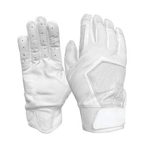 Guantes de Bateo de Béisbol Personalizados para Hombre, con Logotipo, de Cuero, Antideslizantes, para Mano Izquierda/Derecha, para Adultos, Suaves, Cómodos, Transpirables, para Entrenamiento - Product Image 1