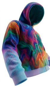 Sweat-shirt à capuche zippé en molleton de coton de haute qualité, coupe ample, pour homme et femme, style streetwear - Product Image 3