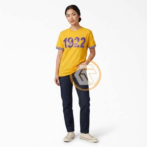 T-shirt personnalisé pour femmes Sigma Gamma Rho, vêtements de sororité, jersey polyester/coton, été, écologique, anti-rides, séchage rapide - Product Image 2