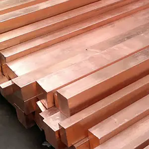 High Quality 50 Pound Copper Bar Copper Square Bar Suppliers copper bullion bars 1kg