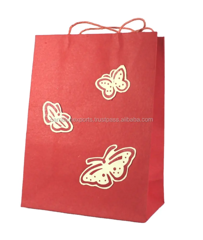 Grosir kustom dicetak tas kertas dapat digunakan kembali mewah untuk eceran butik belanja tas kertas hadiah dengan Logo Anda sendiri