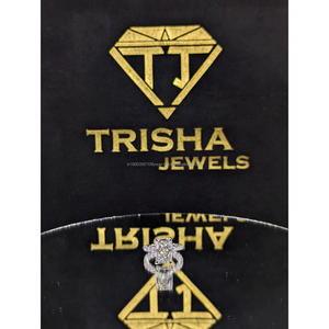 Designer Engagement <b>Ring</b> VVS Moissanite Diamond <b>Emerald</b> Cut 925 Sterling <b>Silver</b> Bling Jewelry By Trisha Jewels - Product Image 1