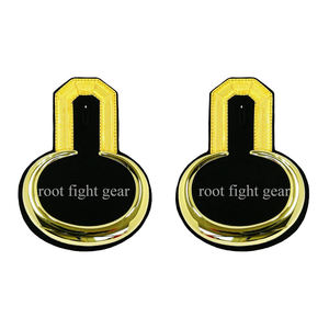 Customized Luxury Lace Hook-and-Loop Badges with <b>white</b> metal moon for Marching Band Garment Promotion - Product Image 3