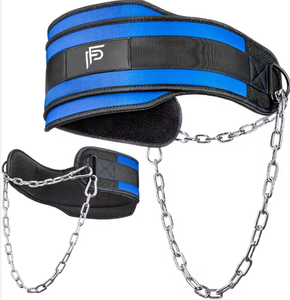 Ceinture de dips premium pour la musculation avec fixation de chaîne sécurisée, ceintures de dips personnalisables avec logo de marque pour les grossistes - Product Image 4