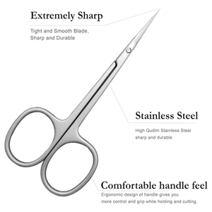 Tijeras para Cutículas de Uñas, Supercut Blades, Punta Puntiaguda, Acero Inoxidable Alemán con Acabado Espejo - Product Image 5