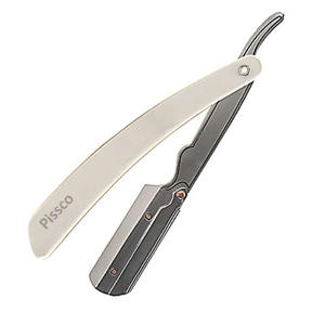 Navaja de afeitar plegable de acero inoxidable Pissco de fábrica directa, herramienta de afeitado profesional para barbería - Product Image 4