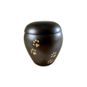 Urnes funéraires de qualité supérieure, faites à la main, dernières arrivées, vente en gros, ensemble de 3 urnes de crémation uniques, design unique, en métal - Product Image 3