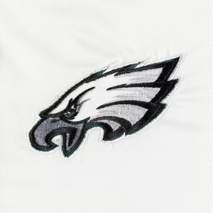 Philadelphia <b>White</b> Satin Varsity <b>Jacket</b> - Product Image 4