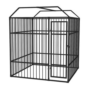 Heavy-Duty 6 'x 6' x 7.5 'cuccia per cani all'aperto con tetto perfetto per animali domestici mobili da campeggio - Product Image 2