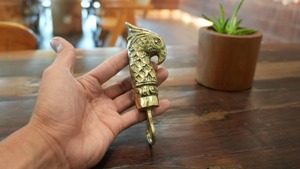 Eagle Head Gold Brass Bottle <b>Opener</b> Stylish Bar Tool Perfect for Opening Beer Bottles and Bar Counter Decor From India - Product Image 4