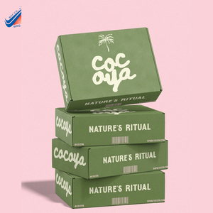 Boîte d'expédition en carton ondulé recyclable et durable pour les vêtements avec finition mate ou brillante en option - Product Image 1