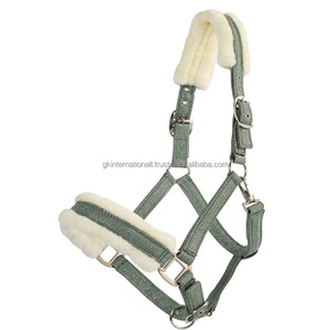 สายรัดไนลอนเชือกแขวนคอม้าฟองน้ำขนแกะคุณภาพสูงใส่สบายเชือกแขวนคอม้าพร้อมเบาะขนแกะเชือกแขวนคอม้าไนล่อน - Product Image 1