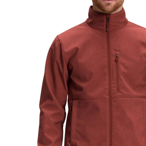 Veste softshell pour homme avec logo personnalisé, col montant, respirante, coupe-vent, légère, fermeture éclair, best-seller, prix avantageux - Product Image 5
