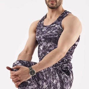 Débardeur pour homme de haute qualité, durable, à séchage rapide, très tendance et très vendu, idéal pour la musculation et l'entraînement en salle de sport. - Product Image 4