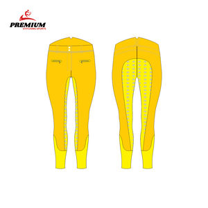 Leggings d'équitation pour femmes avec grip en silicone, poches pour téléphone, culottes de monte et ensemble moulant - Product Image 5