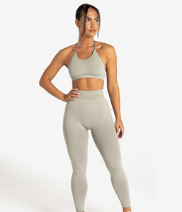 Conjunto Deportivo de 2 Piezas para Mujer, Bra Deportivo y Leggings de Cintura Alta, Ropa Deportiva para Gimnasio, Fitness y Yoga - Product Image 5