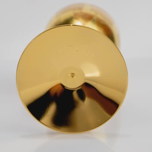 Most Elegant Gold Metal Wine <b>Goblet</b> Bell Shape Long Stem Party Occasion - Product Image 2
