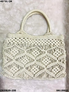 Summer Beach <b>Straw</b> <b>Bags</b> Custom Bohemian Handmade Handbag Women Macrame Shoulder <b>Bag</b> Sea Grass Beach <b>Bag</b> - Product Image 2