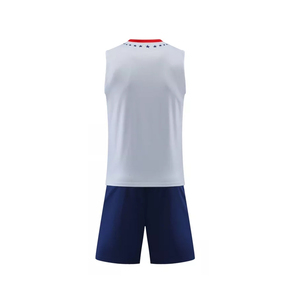 Tenues de volley-ball personnalisées de haute qualité, imprimées, nouveau design, unisexes, avec logo personnalisé, 100 % polyester. - Product Image 3