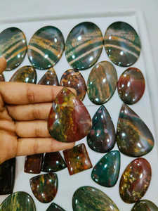 Piedra preciosa de sangre Natural 100%, venta al por mayor, lote de piedra de sangre, piedra suelta para hacer joyas, piedra hecha a mano, joyería - Product Image 3