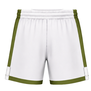 Pantalones Cortos de Rugby Blancos y Verde Oliva, Cintura Elástica con Cordón, Uniforme de Equipo Personalizado, Ropa Deportiva Transpirable para Entrenamiento y Alto Rendimiento - Product Image 2