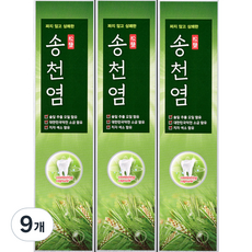 Dentifrice au sel aux herbes Median Songcheon 120g, lot de 9, usage domestique, prix réduit - Product Image 1