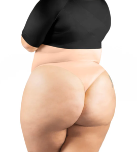 Adjustable Strap Plus Size Medium Control Hip Enhancer Slim 'n Lift <b>Thong</b> Shapewear for Women Eco-Friendly Breathable Fabric - Product Image 3