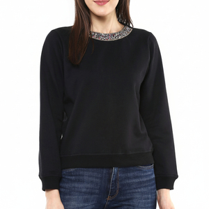 Nouveaux Sweat-shirts pour Femmes de Qualité Streetwear à Prix Abordable, Sweat-shirts Simples pour Femmes, Service OEM ODM, Respirants, Prix Abordable - Product Image 5