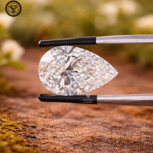 Diamants en vrac certifiés IGI, taille poire, 5,00 carats, diamants de laboratoire CVD, couleur E, clarté VVS2, design goutte d'eau, vente en gros - Product Image 2