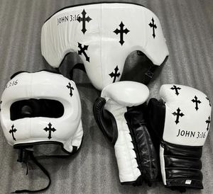 Conjunto de Boxeo para Sparring, de Cuero de Alta Calidad, con Cierre de Cordones, Unisex, para Entrenamiento, Sparring, Kickboxing, MMA - Product Image 3