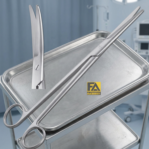 Tijeras de Disección Mayo-Harrington, Tijeras Quirúrgicas Curvas con Punta Roma, Instrumento Quirúrgico de Cirugía General, Certificado CE Clase I - Product Image 2
