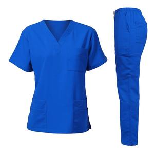 Hot Sale Soft Polyester Hospital <b>Doctor</b> Wear Clothing Washable Nurse Scrub <b>Set</b> For Womens Nursing Scrub Uniforms - Product Image 5