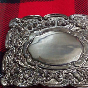 Hebilla de cinturón para kilt con diseño de cardo, acabado mate antiguo, Suministros de fábrica Global Fashion 2026 - Product Image 5