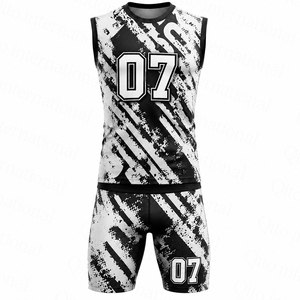 Uniformes de football 7v7 en gros, tissu respirant, impression par transfert thermique, uniformes d'équipe personnalisés, gestionnaires d'équipe - Product Image 2