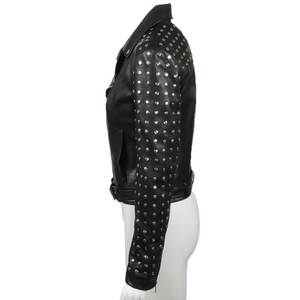 Comfortable Winter Wear Women <b>Leather</b> <b>Jacket</b> Regular Double Stitching Inside Pocket Wind Resistant Customized <b>Leather</b> <b>Jacket</b> - Product Image 5
