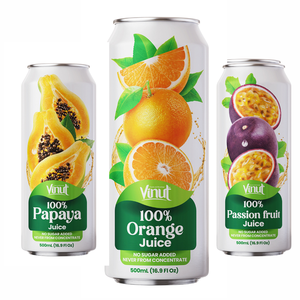 Usine directe 100% jus de fruits et légumes 500ml OEM/ODM étiquette privée sans sucre échantillon gratuit du Vietnam - Product Image 1