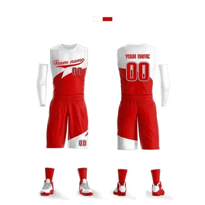 ชุดบาสเก็ตบอลสั่งทำขายส่ง/ชุดทีมบาสเก็ตบอล เสื้อเจอร์ซีย์และกางเกงขาสั้น ชุดยูนิฟอร์มบาสเก็ตบอล - Product Image 3
