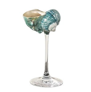 Verre à vin artisanal en coquillage, matériau naturel du Vietnam, pour la dégustation du vin et la décoration de table, approvisionnement en gros - Product Image 1
