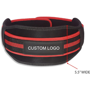 Cinturón de Tenis para Levantamiento de Pesas, Unisex, Ajustable, Transpirable, Personalizado, Soporte de Cintura Grueso, Cierre de Gancho y Bucle, Protección Profesional - Product Image 4