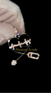 Collier élégant en or blanc massif 10 carats, serti de diamants, personnalisé, en forme de cœur, stéthoscope, collier de luxe, pendentifs délicats uniques, charmes en moissanite - Product Image 3