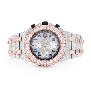 Nouvelle montre pour homme de luxe tendance, mouvement à quartz, cristal saphir, acier inoxydable, vintage, fabriquée à la main, cadran de 41 mm, date automatique - Product Image 3