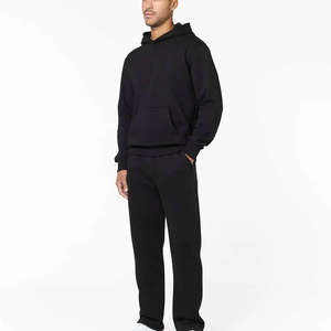 Conjunto Casual OEM para Hombre, Chaqueta con Capucha y Pantalones Estilo Streetwear con Lavado Ácido, Detalles en Contraste y Logotipo - Product Image 6