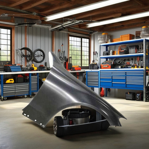 Nuevo Guardabarros Delantero Derecho Original OEM para Mercedes-Benz Clase C W205 2014-2021, Repuesto de Aluminio Negro, Número de Pieza 2058800118 - Product Image 1