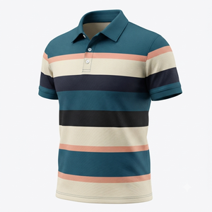 Camiseta de Verano Nueva con Bolsillo Tejido para Hombre, Manga Corta, Casual, Ajustada, Estampada, Antiarrugas, de Secado Rápido, para Ocio al Aire Libre - Product Image 2