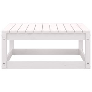 Set da salotto in 2 pezzi in legno massello di pino bianco con cuscini mobili da esterno Premium - Product Image 5