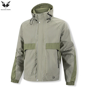Wholesale Best Performance Fishing Jacket Waterproof Outdoor Hooded <b>Raincoat</b> Breathable Product Fishing Gear Jacket for Men - Product Image 2