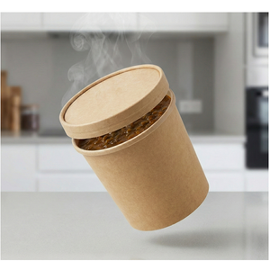 Tazones Redondos de Bambú Ecológicos Reutilizables, Tazón de Madera Natural para Sopa, Ensalada y Arroz para Uso en el Hogar, Cocina, Restaurantes y Servicios de Catering - Product Image 5