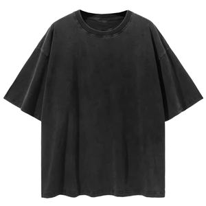 Camisetas personalizadas con lavado ácido, impresión en algodón de 380 gsm, estilo vintage, oversized, para hombre, streetwear, OEM - Product Image 5
